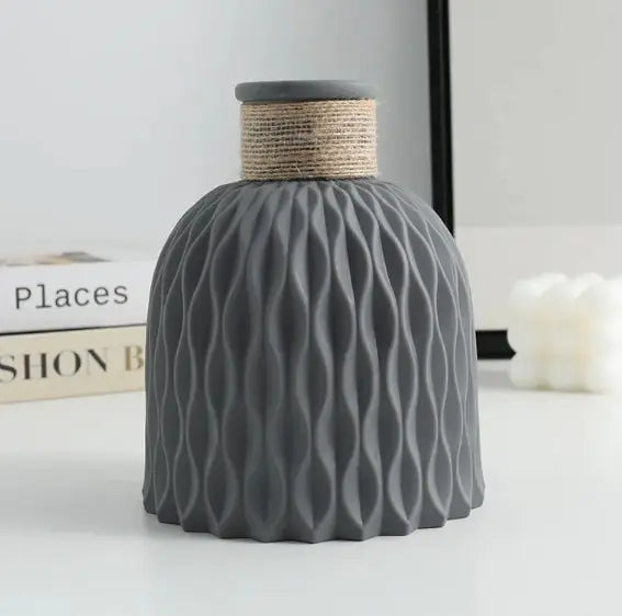 Jarrón de Flores de Plástico Hazlo Tú Mismo